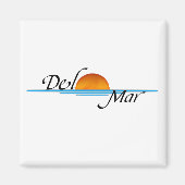 Del Mar Sunset Magnet (Voorkant)