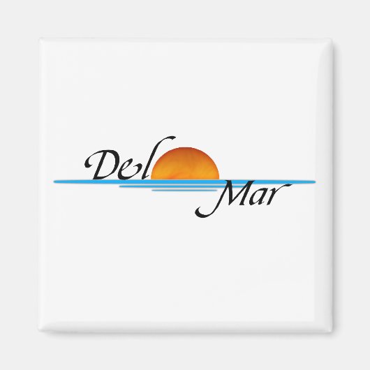 Del Mar Sunset Magnet (Voorkant)