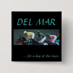 Del Mar Vierkante Button 5,1 Cm