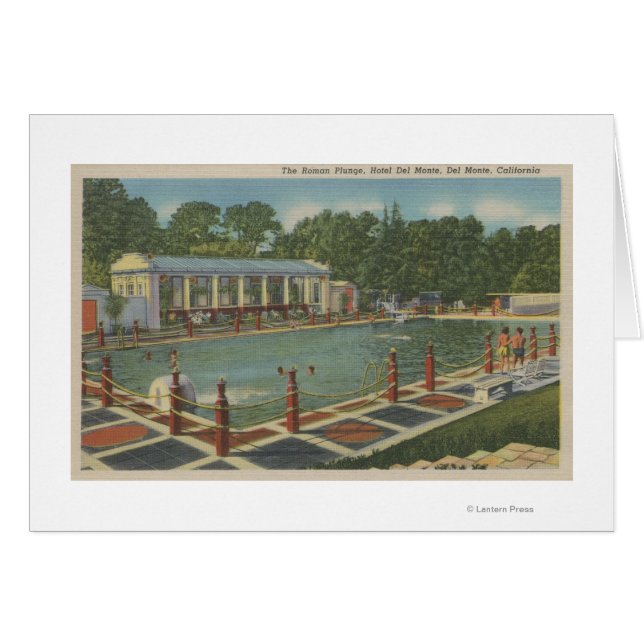 Del Monte, CA - The Roman Plunge in Hotel (Voorkant Horizontaal)