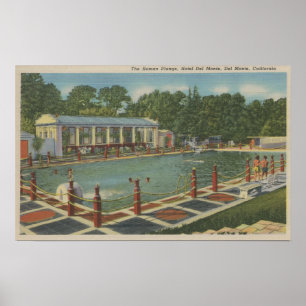 Del Monte, CA - The Roman Plunge in Hotel Poster