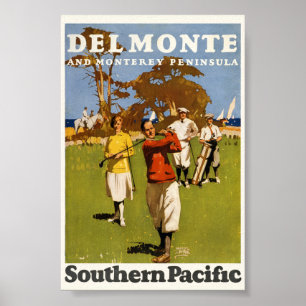 Del Monte en Monterey Peninsula Vintage Poster 19