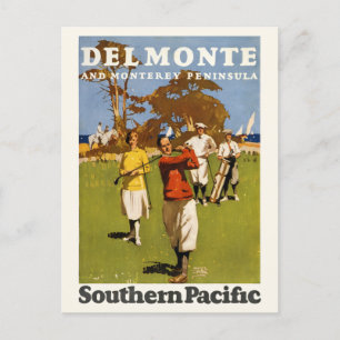 Del Monte en Monterey Peninsula Vintage Poster 19 Briefkaart