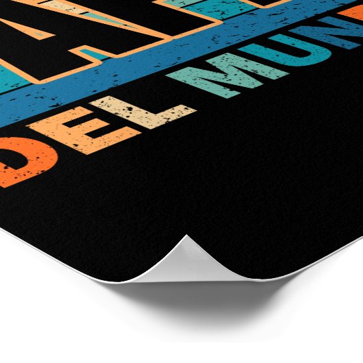 Del Mundo Para Dia Del Padre Poster (Hoek)