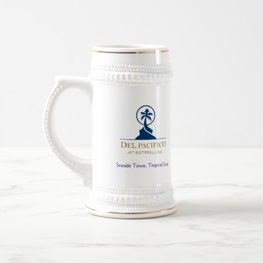 Del Pacifico Beer Stein Bierpul (Links)