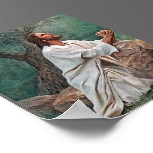 Del_Parson_Prayer_at_Gethsemane_400 Poster (Hoek)