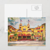 Del Ray Beach, Florida Schilderij briefkaart (Voorkant / Achterkant)