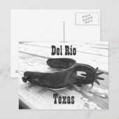 Del Rio Texas briefkaart (Voorkant / Achterkant)