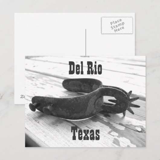 Del Rio Texas briefkaart (Voorkant / Achterkant)