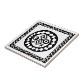 Del Sol van de vier kardinale richtingen Tegeltje (Zijkant)