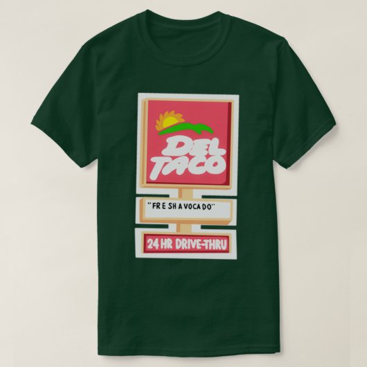 Del taco-teken 2 t-shirt (Design voorkant)