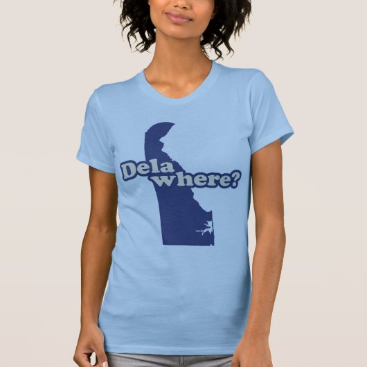 Dela-where? T-shirt (Voorkant)