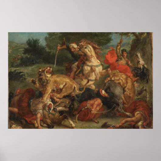 Delacroix Art Poster (Voorkant)