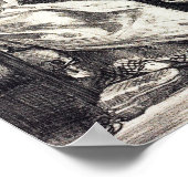 Delacroix - De dood van Hamlet's vader (wet... Poster (Hoek)