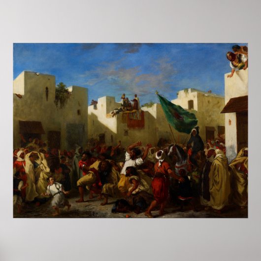 Delacroix - De Fanatici Van Tanger Poster (Voorkant)