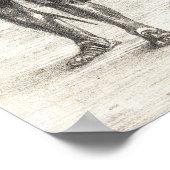 Delacroix - de gastheer op de Terrace (Wet I Scene Poster (Hoek)