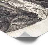 Delacroix - De koningin probeert Hamlet te console Poster (Hoek)