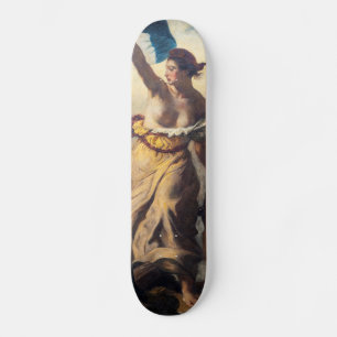 Delacroix - De Vrijheid Leidt het Volk Close-up Persoonlijk Skateboard