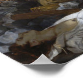 Delacroix De Vrijheid Leidt het Volk Poster (Hoek)