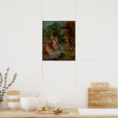 Delacroix - Four Seasons Summer Diana verrast B... Poster (Keuken)