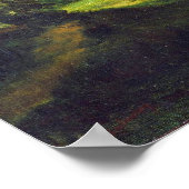 Delacroix - George Sand's Garden bij Nohant Poster (Hoek)