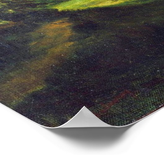 Delacroix - George Sand's Garden bij Nohant Poster (Hoek)