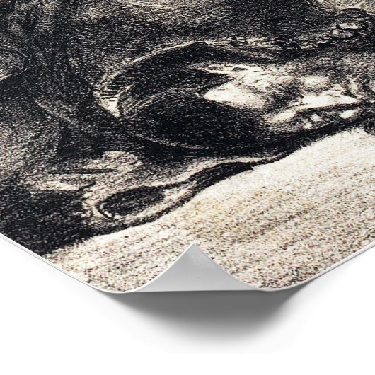 Delacroix - Hamlet en het polonium (wet ... Poster (Hoek)