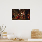 Delacroix - Hercules en alcestis Poster (Keuken)