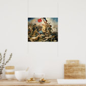 Delacroix Lady Victory leidt de weg naar de overwi Poster (Keuken)