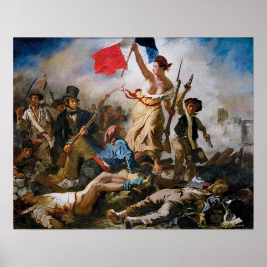 Delacroix - Liberty Leading the People Poster (Voorkant)