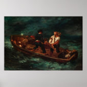 Delacroix - na de sinking 1840 poster (Voorkant)