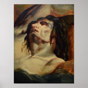 Delacroix - onderzoek naar Dante en Virgil Poster