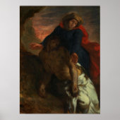 Delacroix - Pieta 1850 Poster (Voorkant)