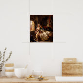 Delacroix - Rebecca en de gewonde Ivanhoe Poster (Keuken)