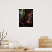 Delacroix - rechter van trajan 1858 poster (Keuken)