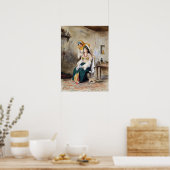 Delacroix - Saada vrouw van Abraham Ben Chimol en Poster (Keuken)