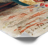 Delacroix - Saada vrouw van Abraham Ben Chimol en Poster (Hoek)