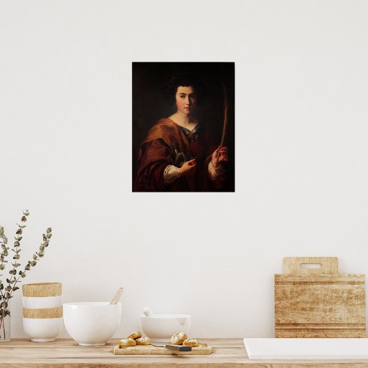 Delacroix - Saint Catherine Poster (Keuken)