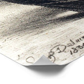 Delacroix - Song van Ophelia (Act IV Scene V) ... Poster (Hoek)