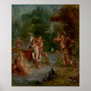 Delacroix - Vier Seizoenen Zomer Diana Overras… Poster