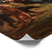 Delacroix - zie Scythians 1862 Poster (Hoek)