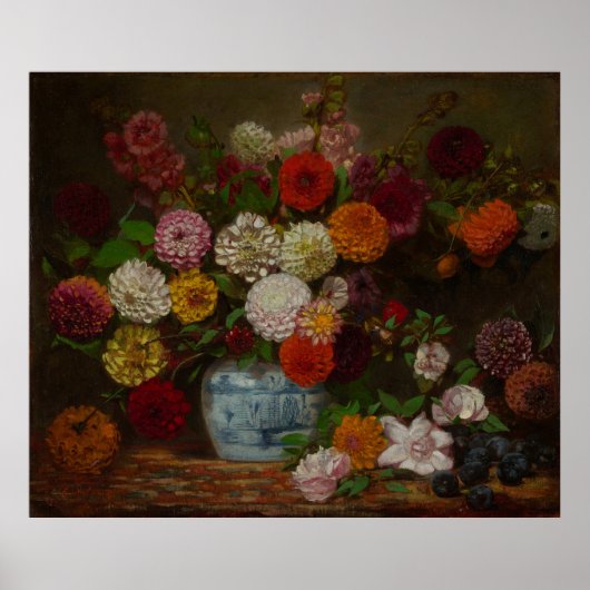 Delacroix's stille leven poster (Voorkant)