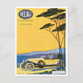 Delage ~  automatische advertentie briefkaart (Voorkant)