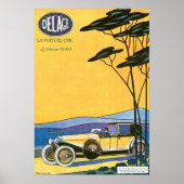 Delage ~  automatische advertentie poster (Voorkant)