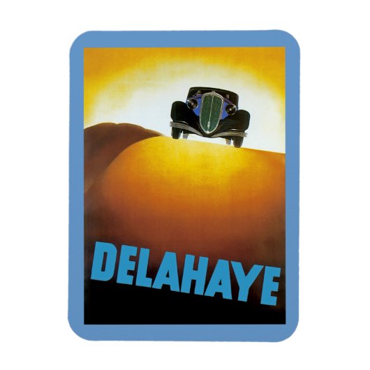 Delahay Automobile Ad Magneet (Verticaal)