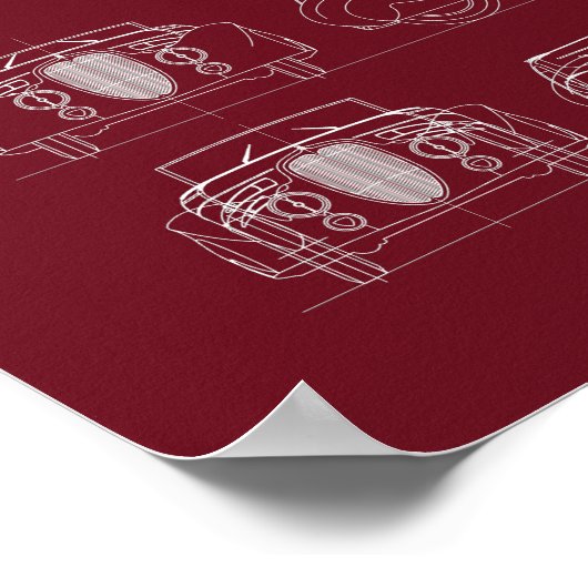 Delahaye 165 Figoni et Falaschi Poster (Hoek)