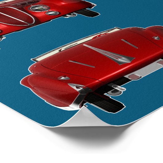 Delahaye 165 Figoni et Falaschi Poster (Hoek)