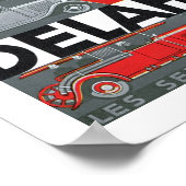 Delahaye Art Deco Automobile Ad Poster (Hoek)