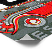 Delahaye ~  automatische reclame poster (Hoek)