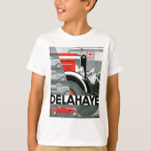 Delahaye ~  automatische reclame t-shirt (Voorkant)